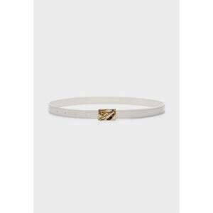 NEW LOULOU DE SAISON women's orja leather belt in white